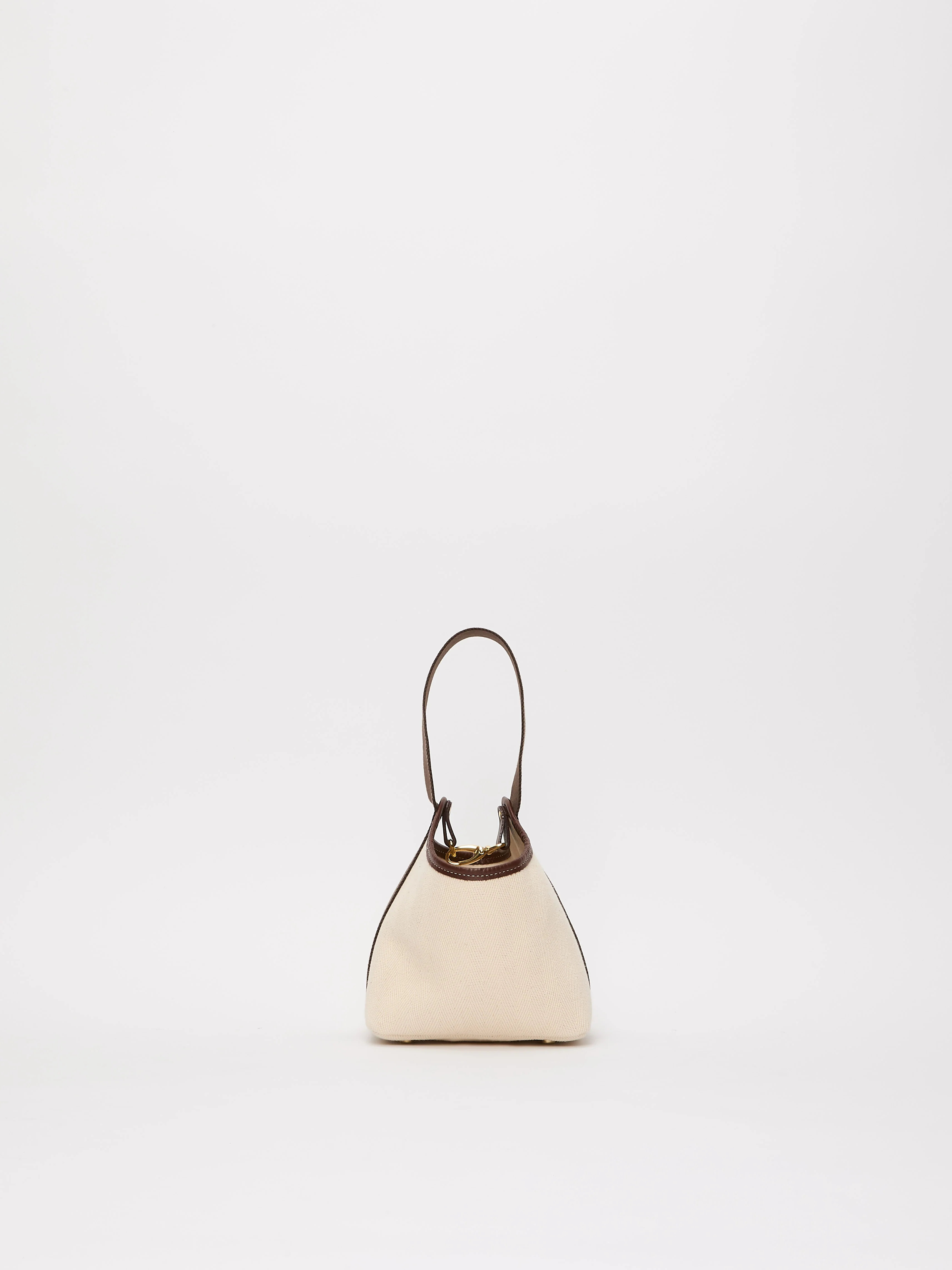Narita S - Verneuil Canvas White Mini Sellier Brown - Image 4