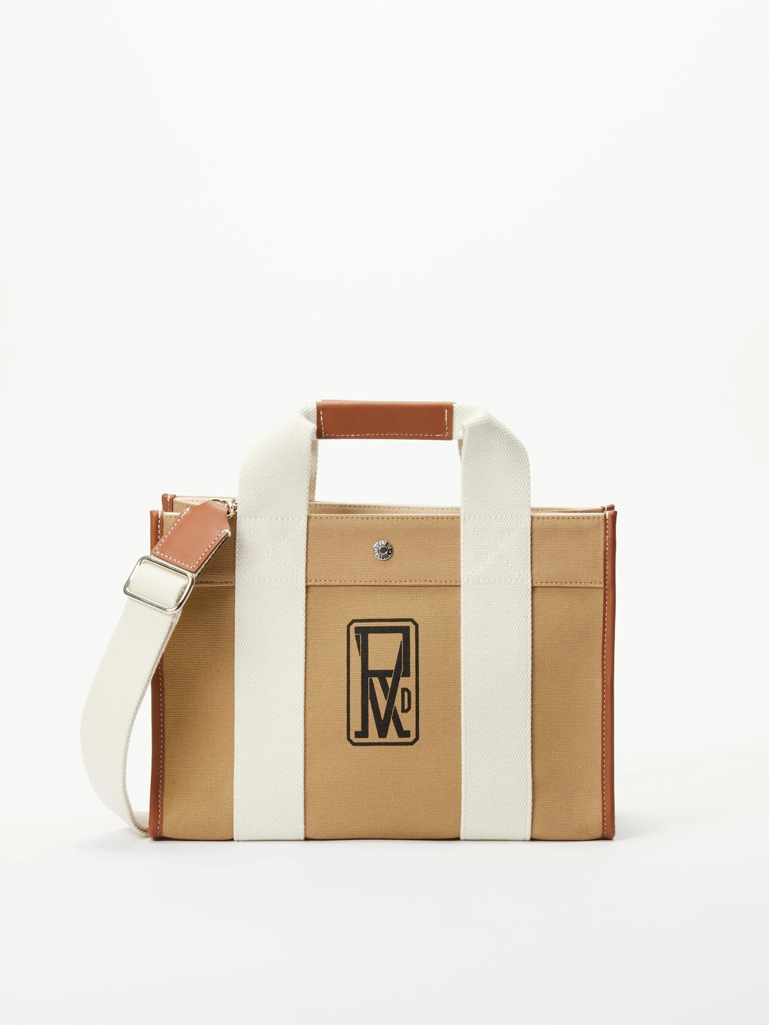 Traveller M - Logoprint Beige