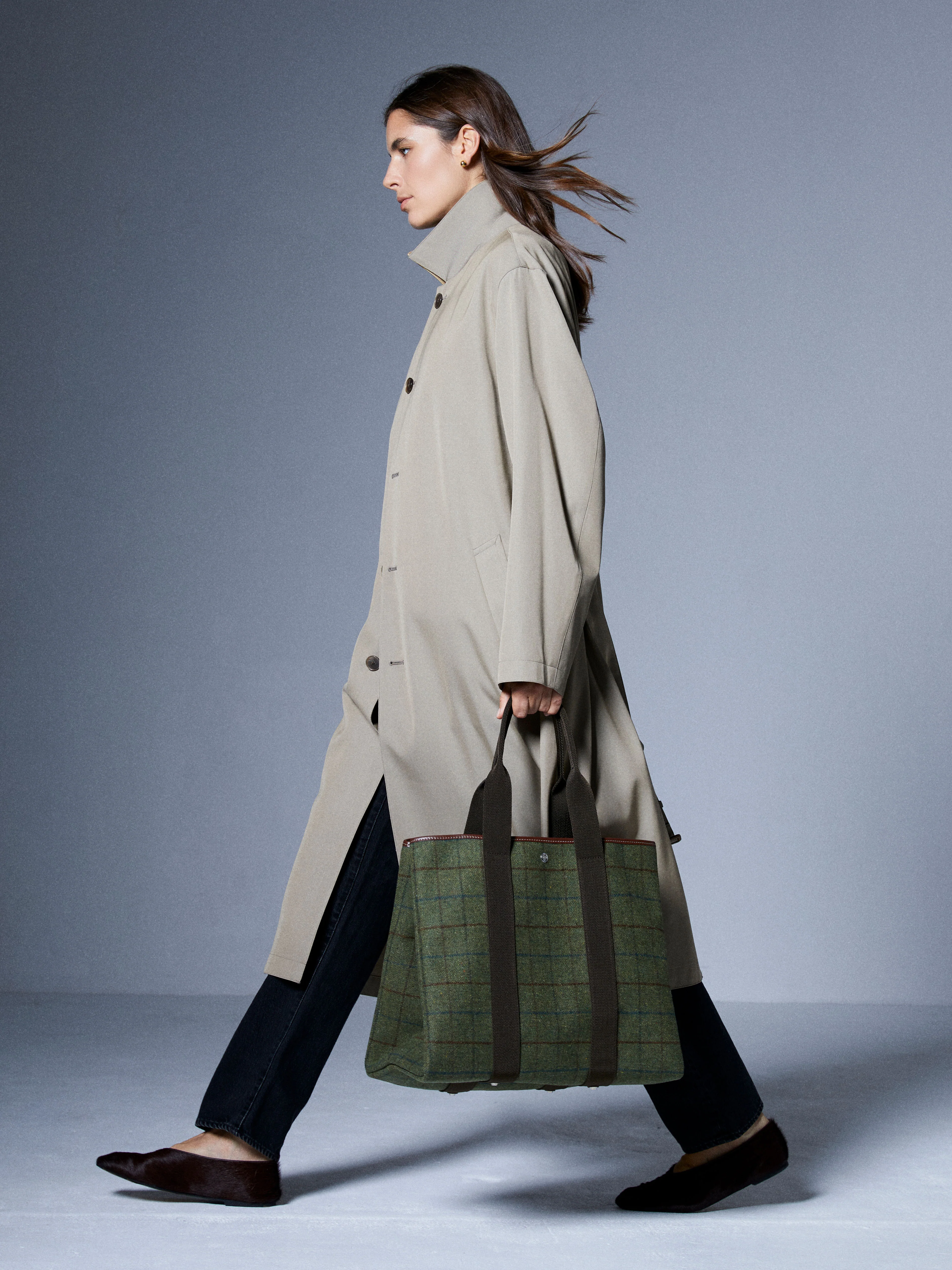 Traversée L - Hunting Tweed Kaki - Image 3