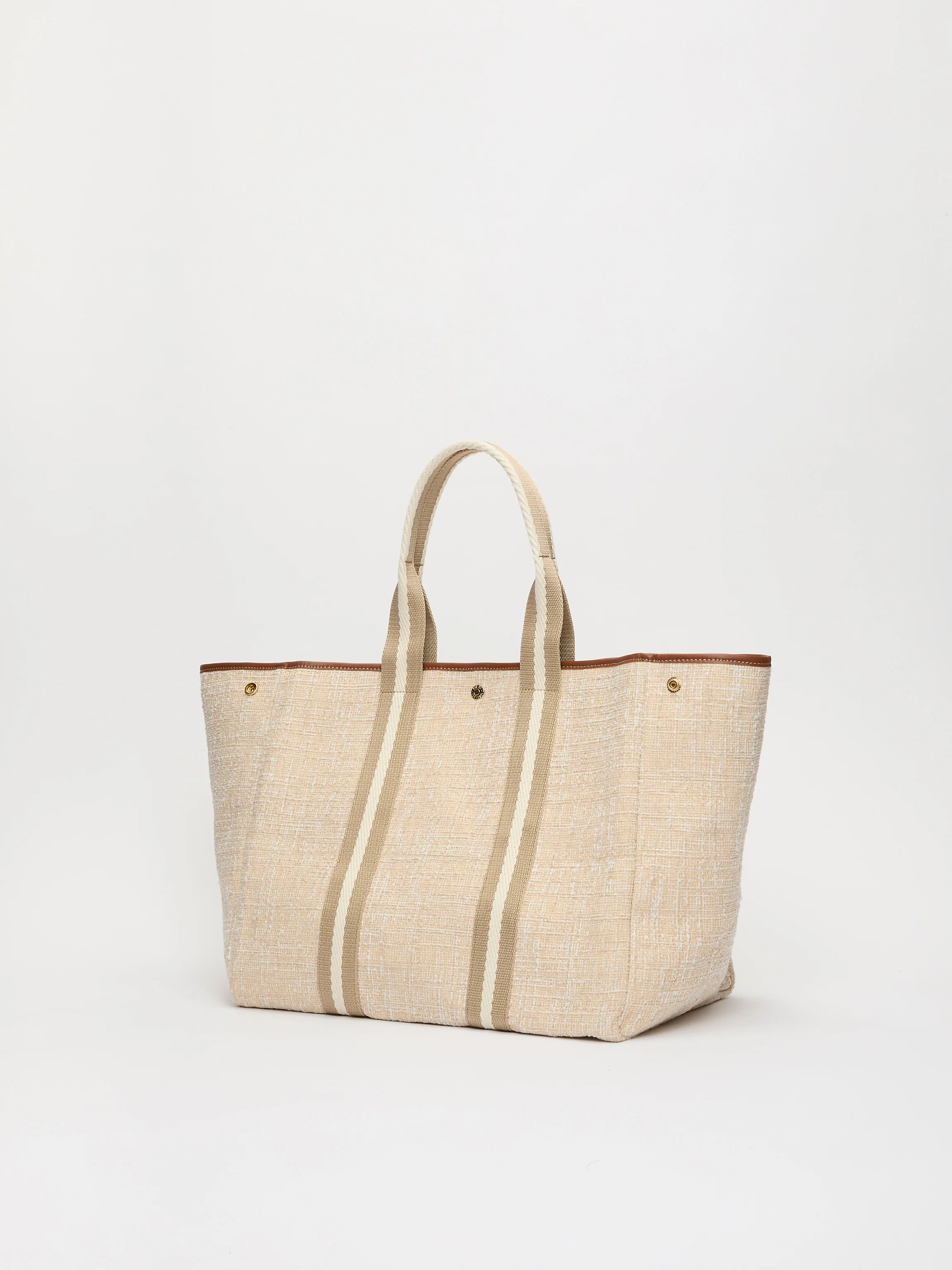Traversée L - Summer Tweed Rope Beige - Image 2