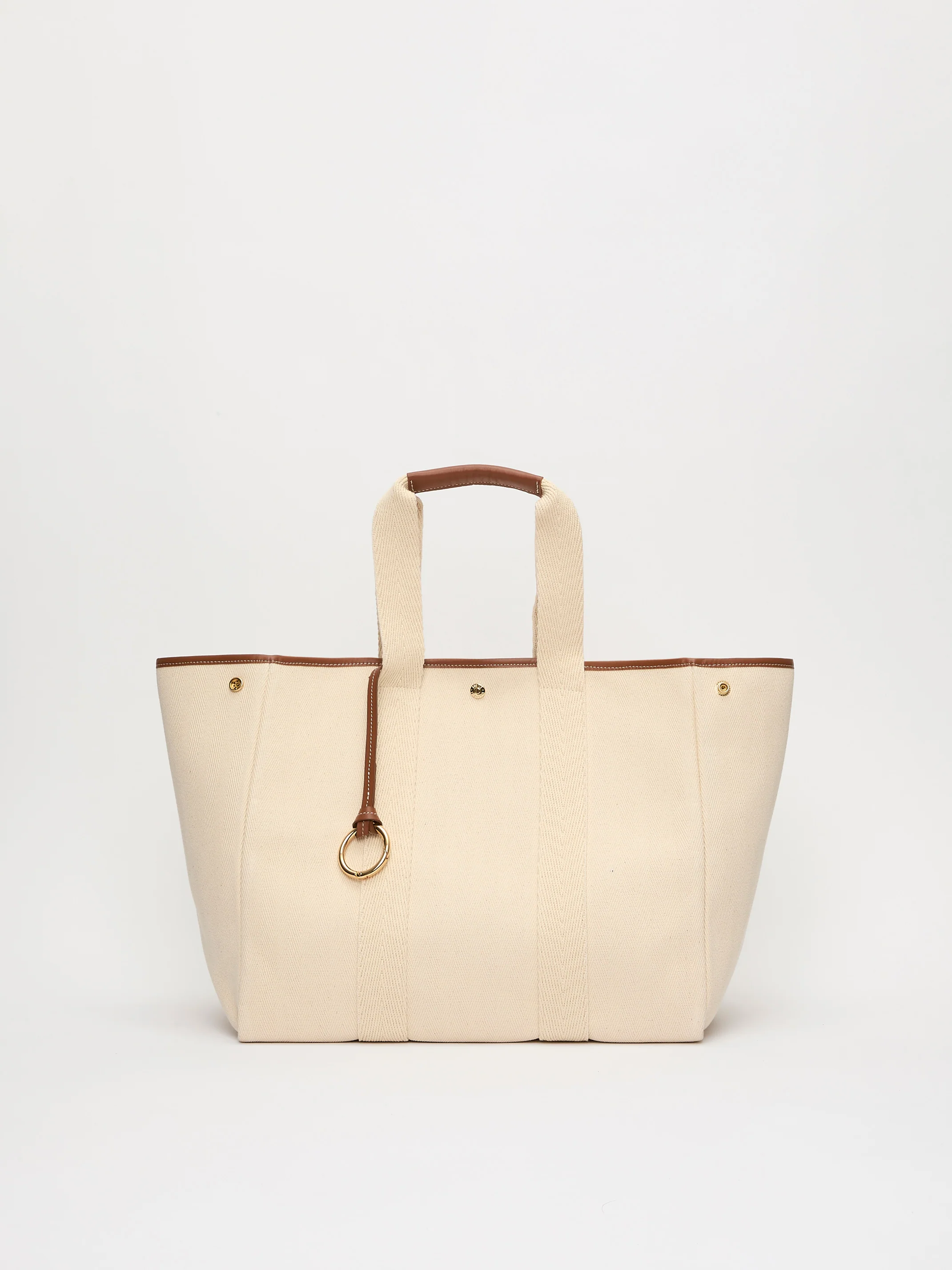 Traversée L - Verneuil Canvas Natural/Camel Trimmings