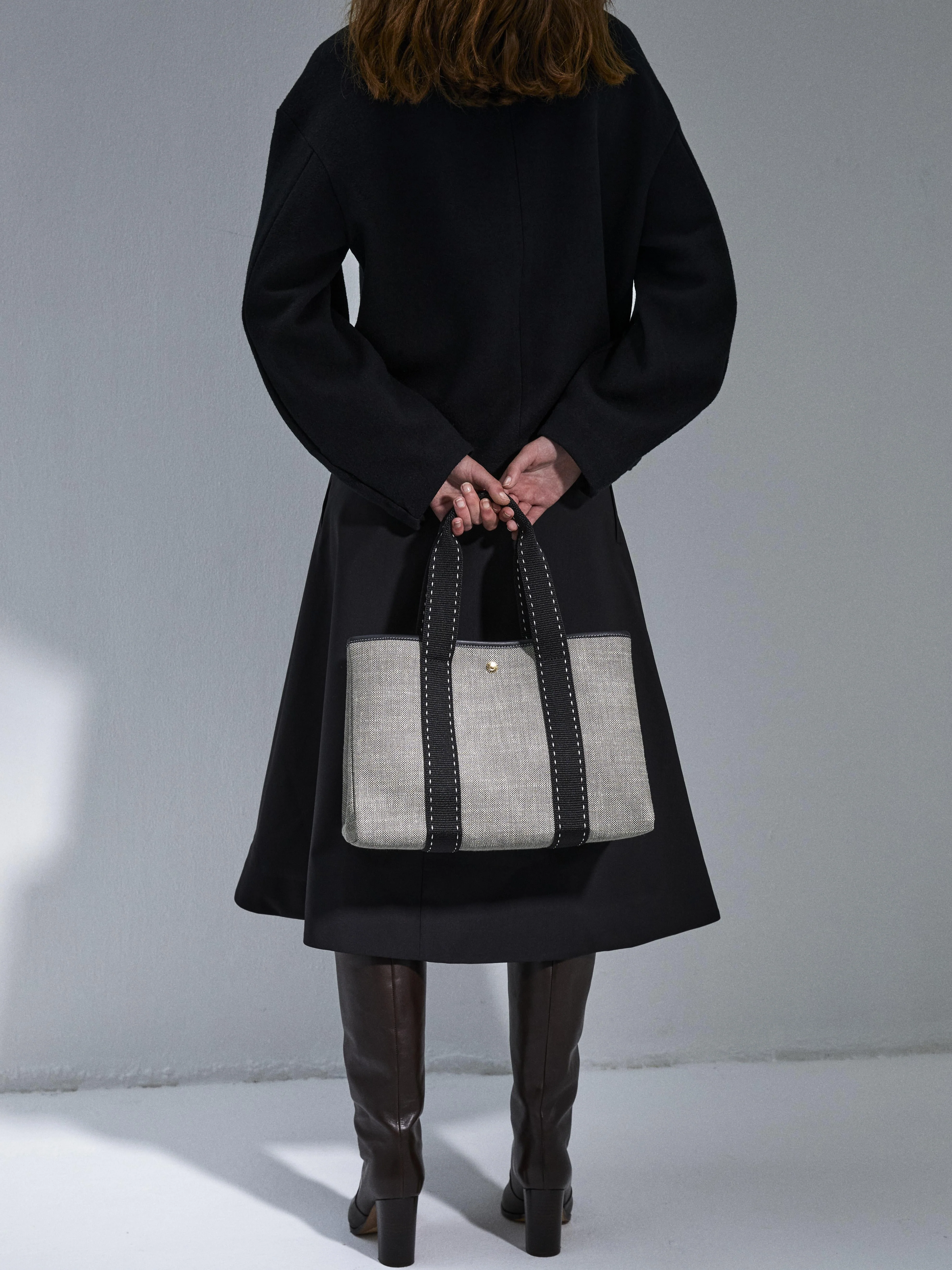 Traversée M - Grey Linen Black Sellier - Image 5