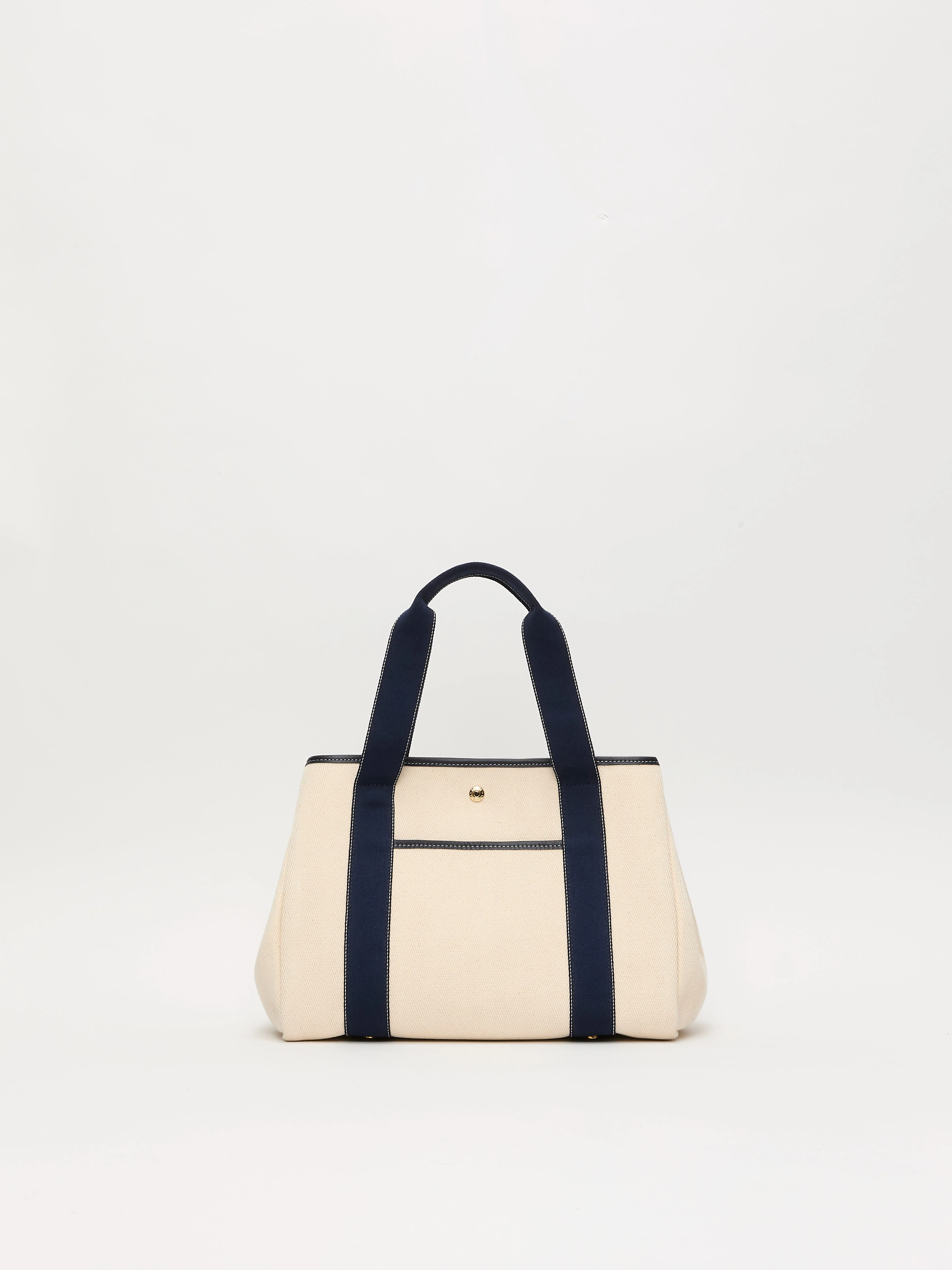 Traversée M Pocket - Verneuil Canvas White/Mini Sellier Navy - Image 5
