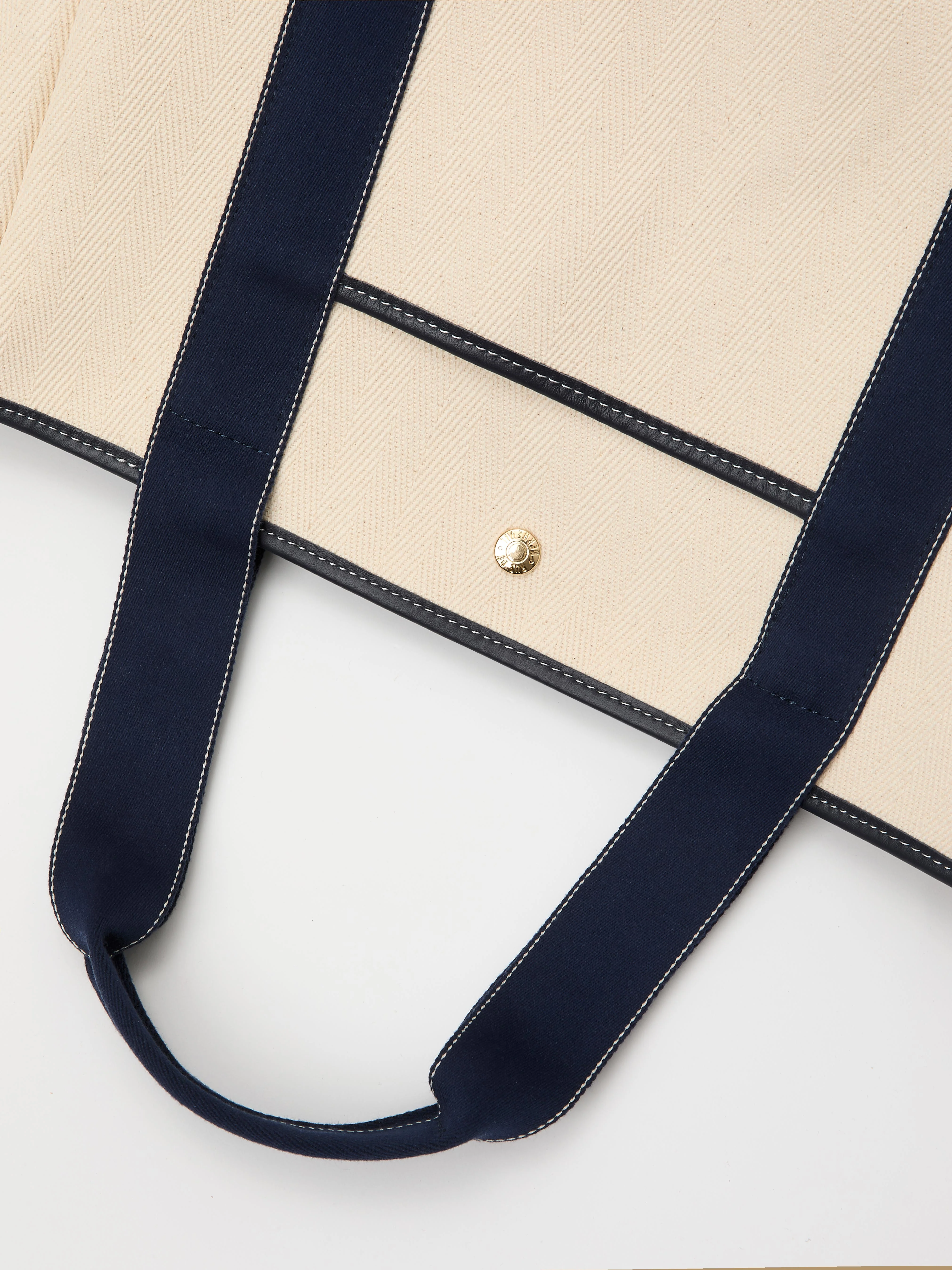 Traversée M Pocket - Verneuil Canvas White/Mini Sellier Navy - Image 6