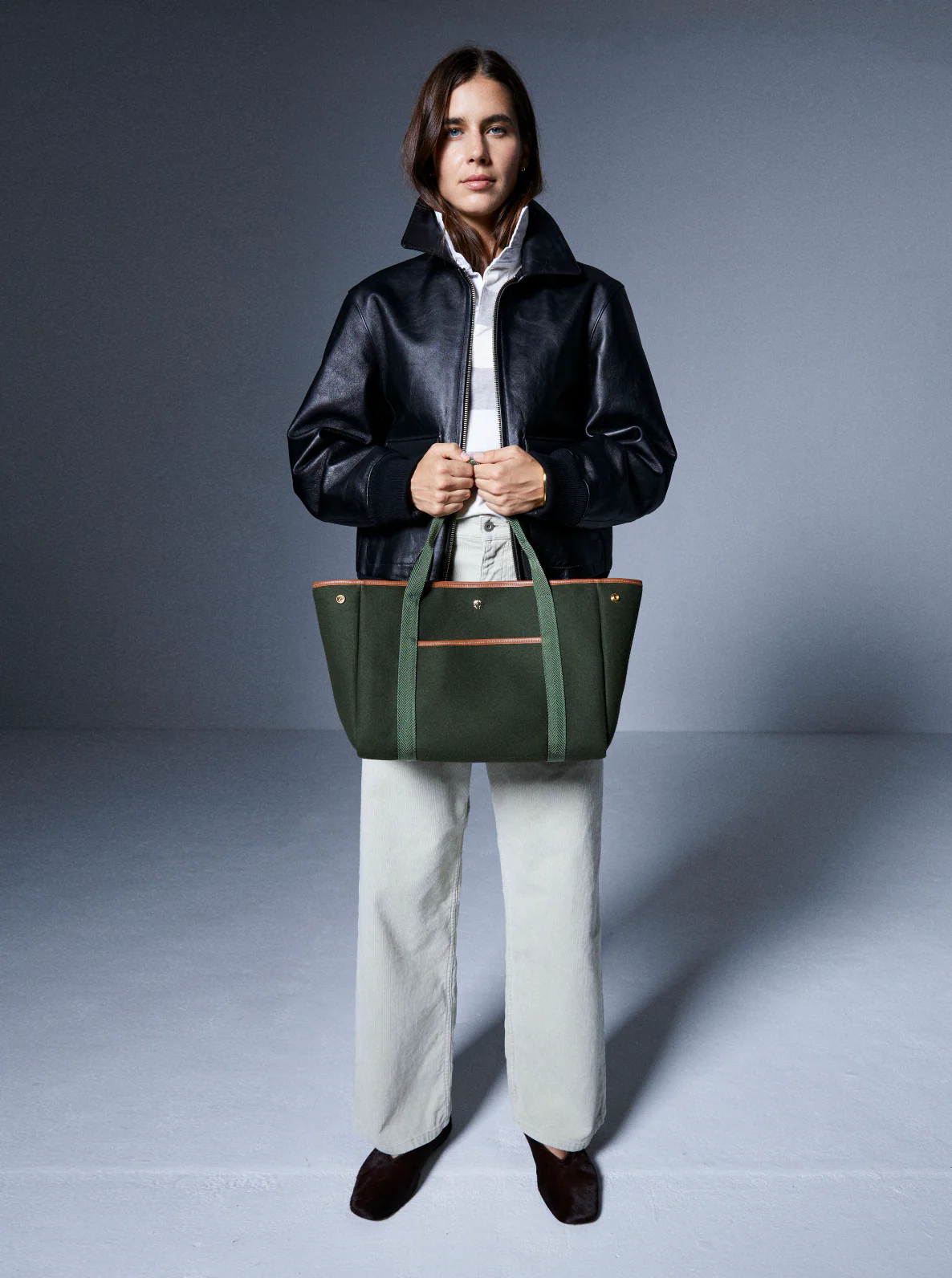 Traversée M Pocket - Whip Olive Flannel - Image 3