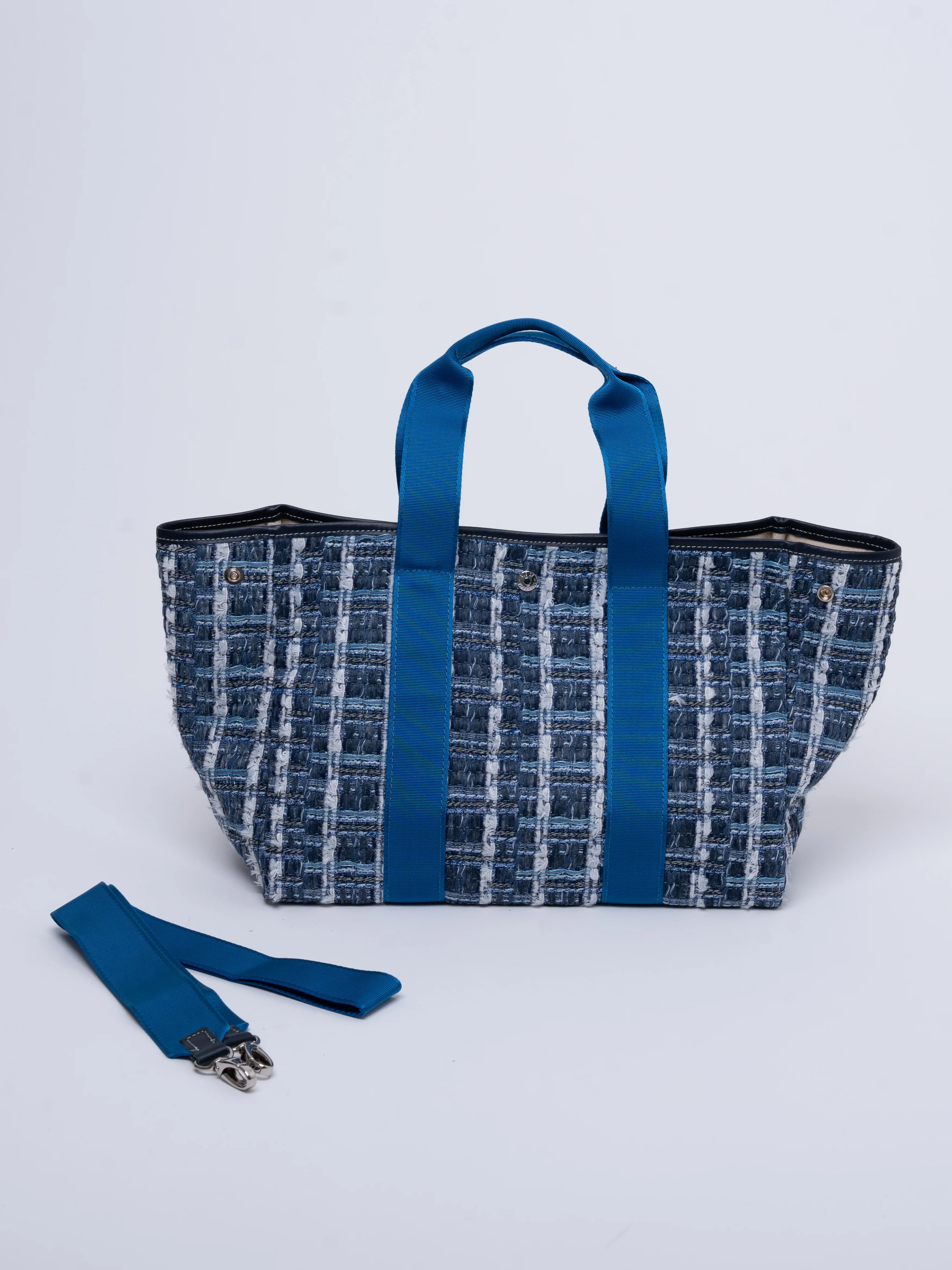 Traversée M - Tweed/Sangle Blue