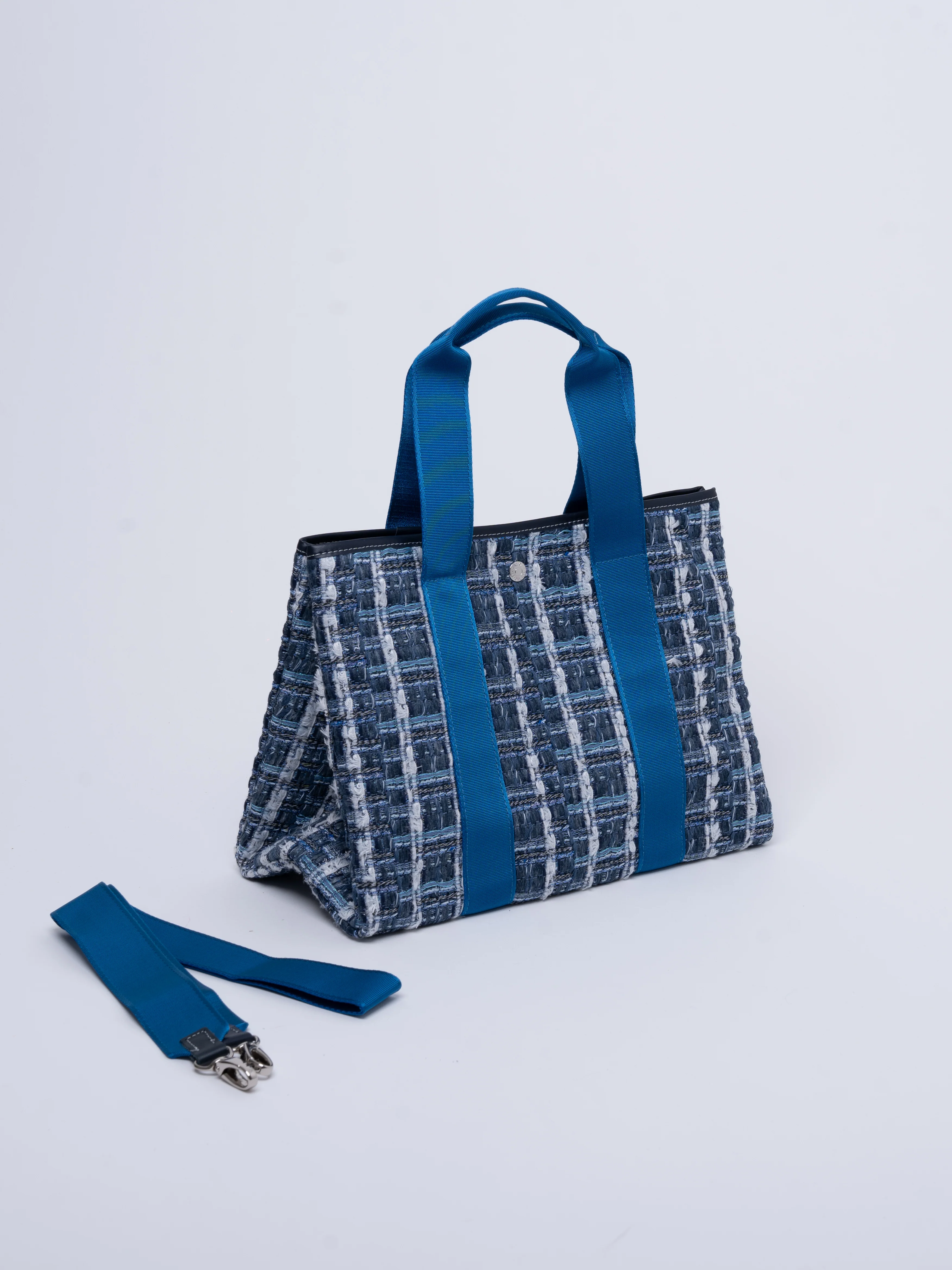 Traversée M - Tweed/Sangle Blue - Image 2