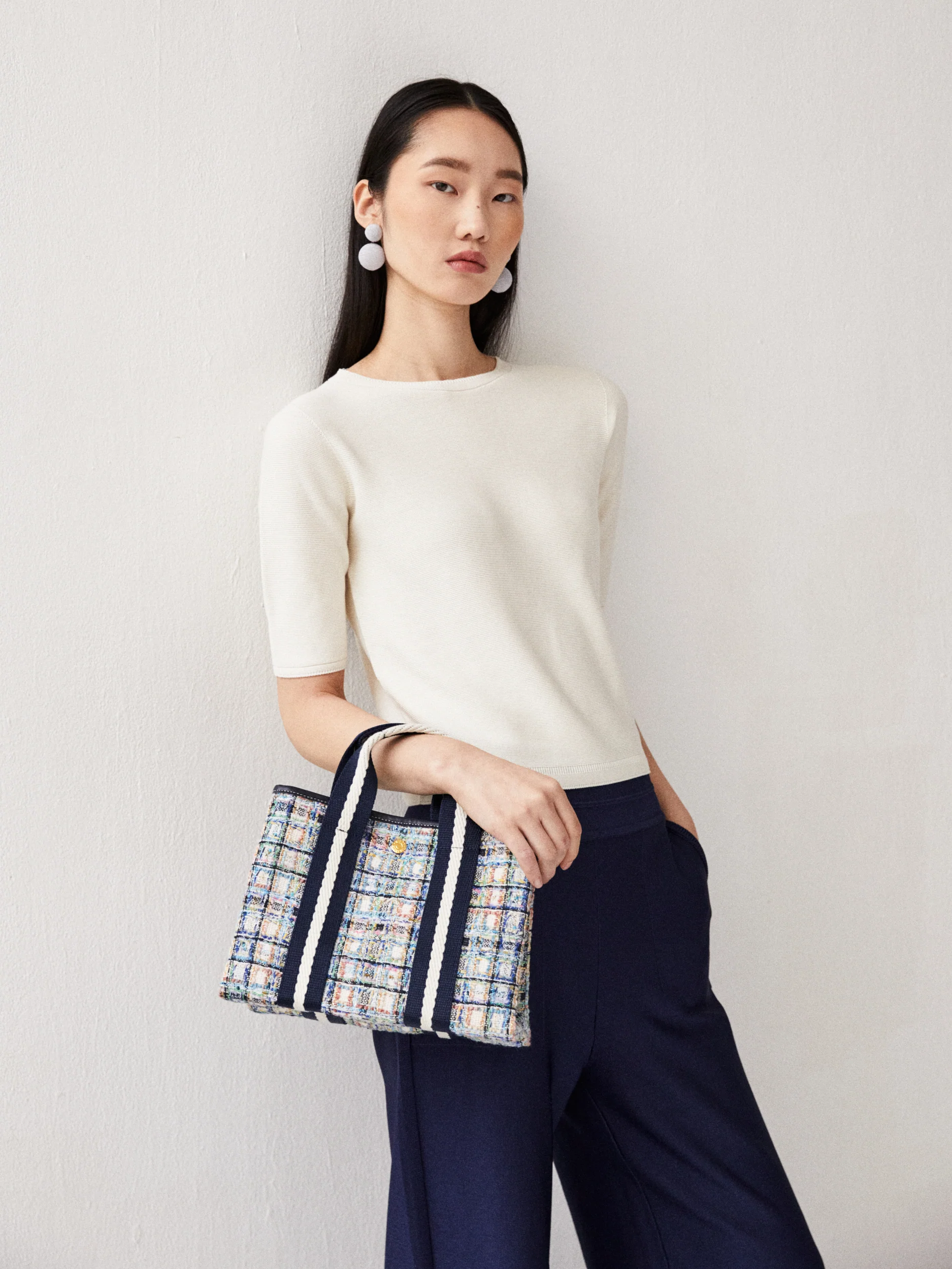 Traversée S - Light Blue Tweed - Image 4