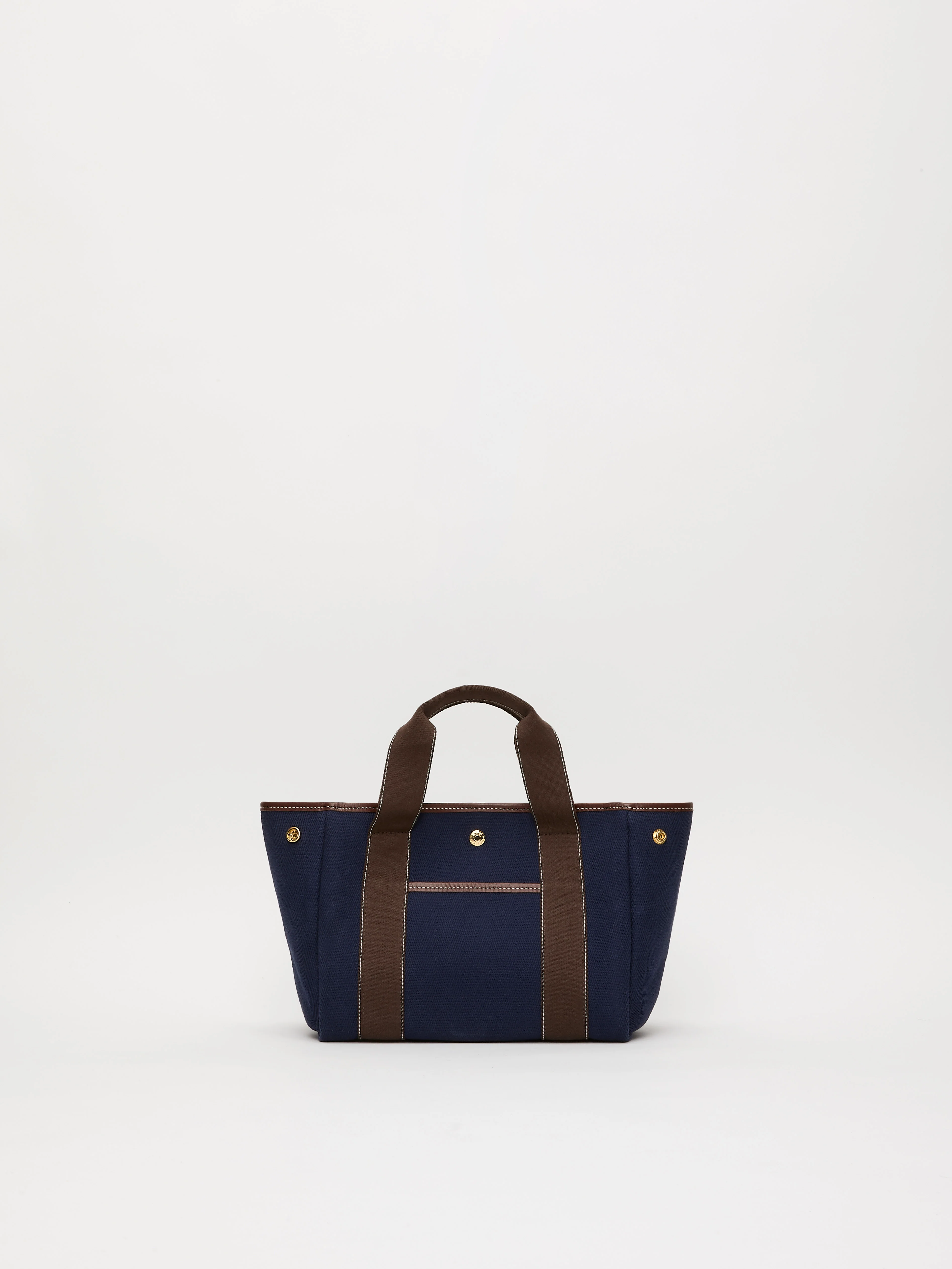 Traversée S Pocket - Verneuil Canvas Navy/Mini Sellier Brown - Image 4