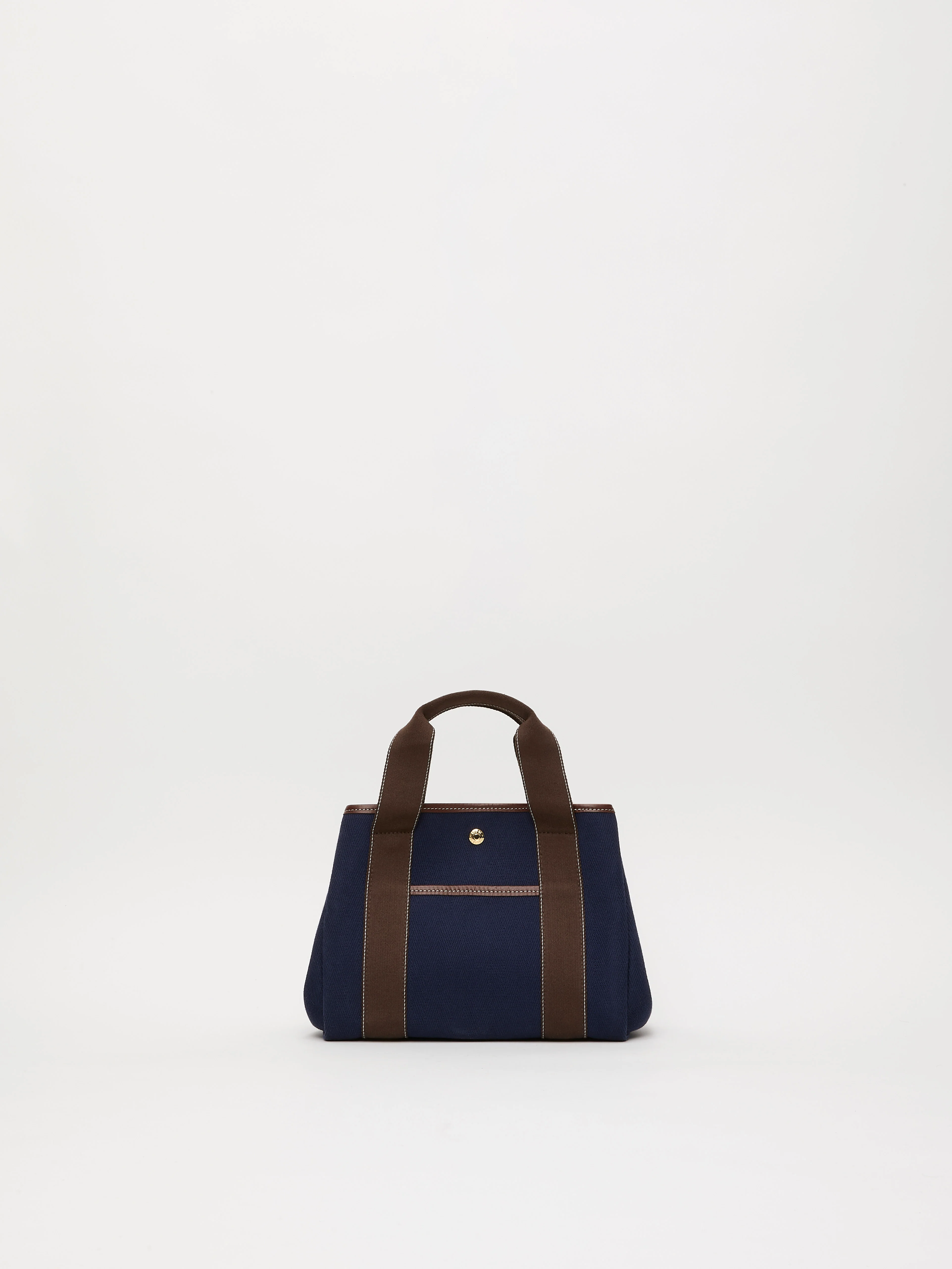Traversée S Pocket - Verneuil Canvas Navy/Mini Sellier Brown - Image 5