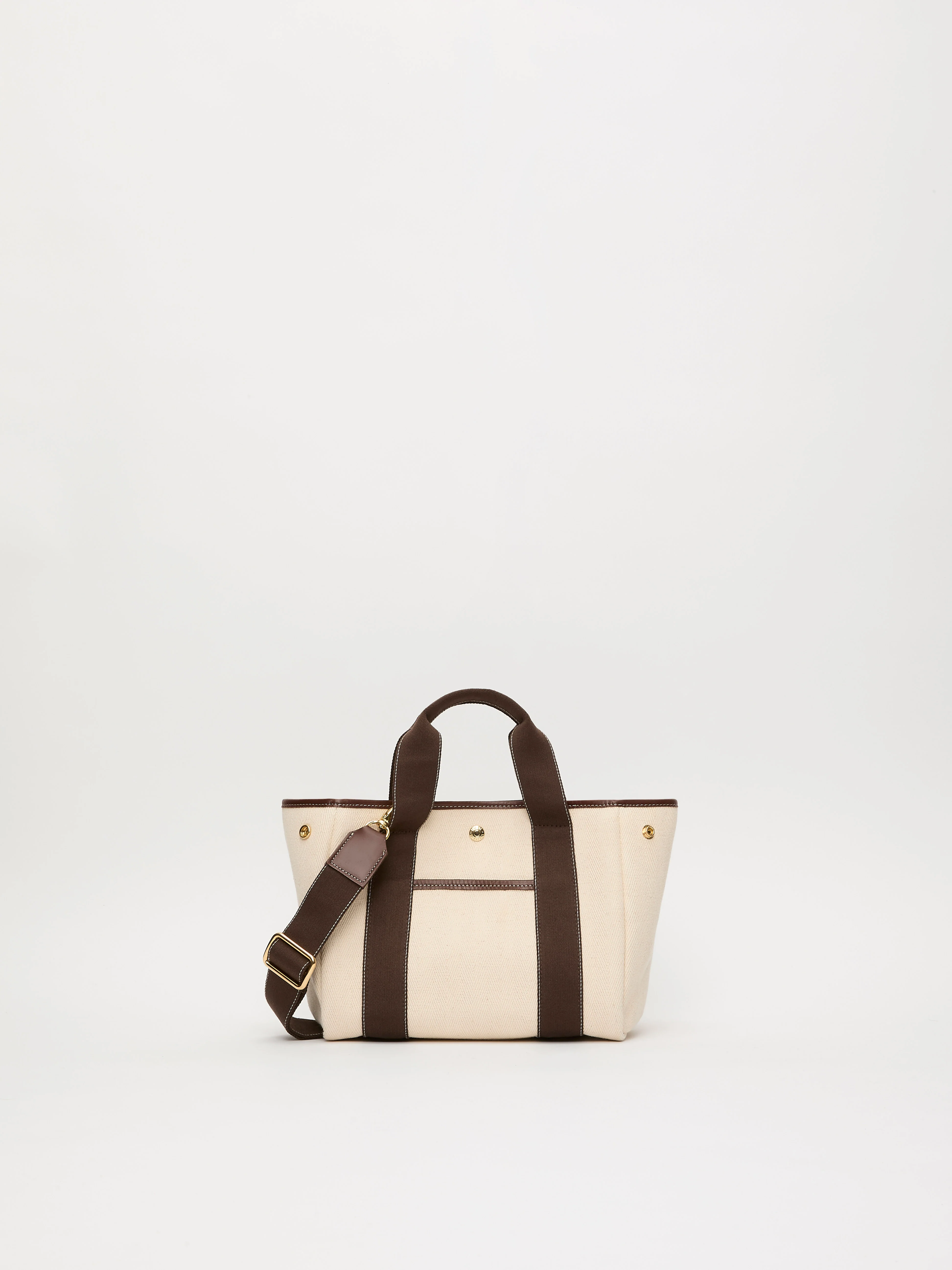 Traversée S Pocket - Verneuil Canvas White/Mini Sellier Brown
