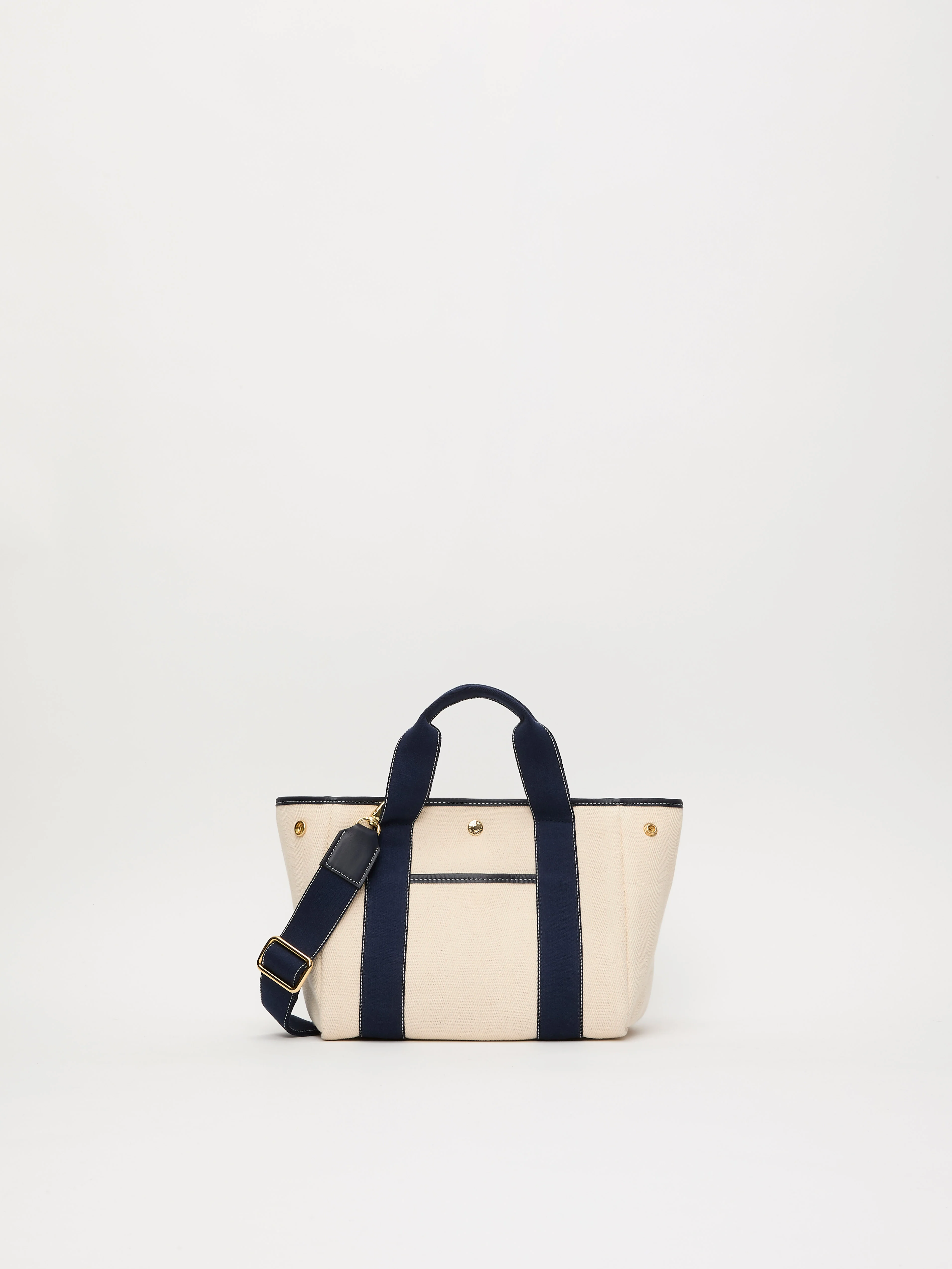 Traversée S Pocket - Verneuil Canvas White/Mini Sellier Navy