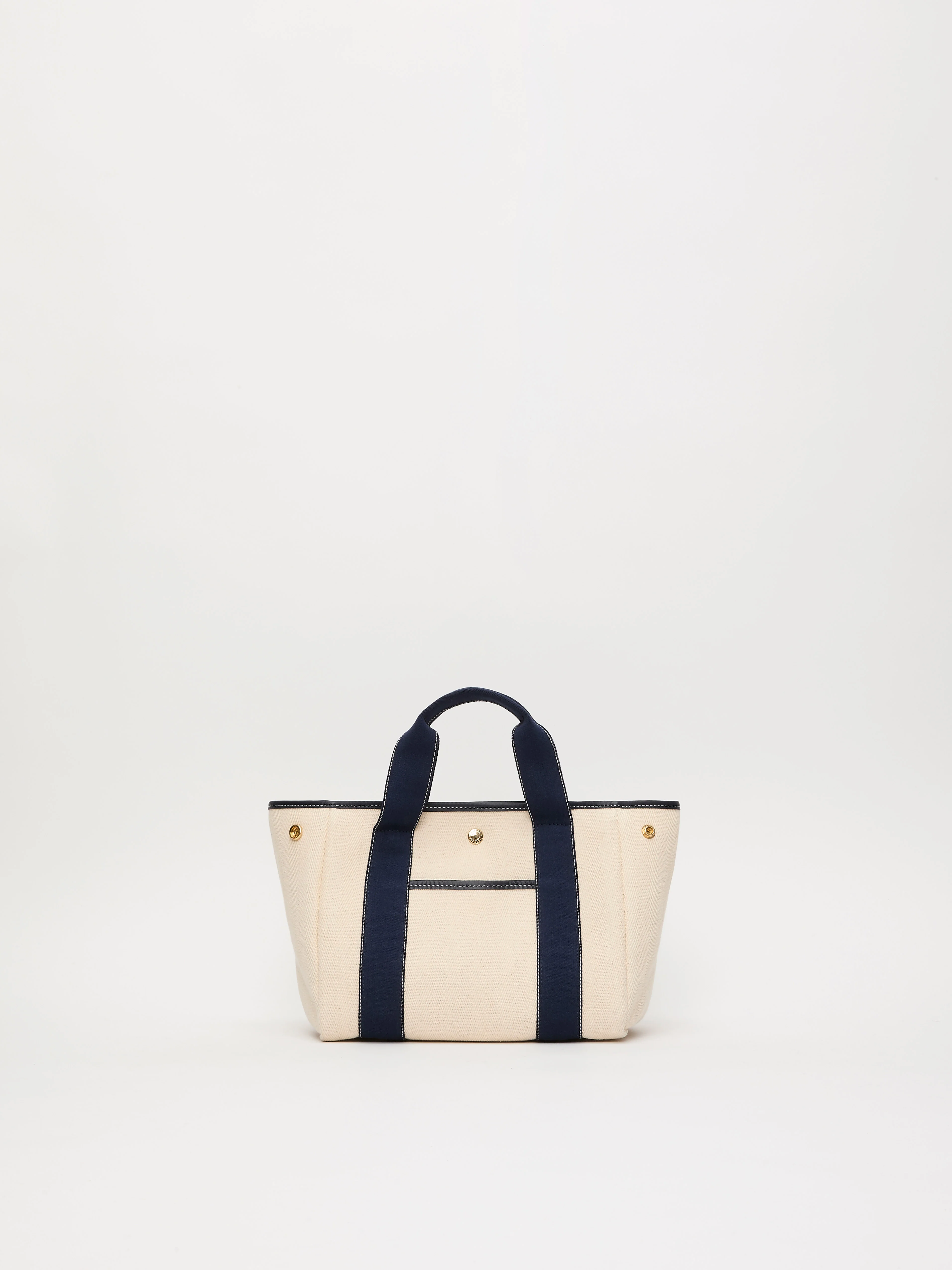 Traversée S Pocket - Verneuil Canvas White/Mini Sellier Navy - Image 5