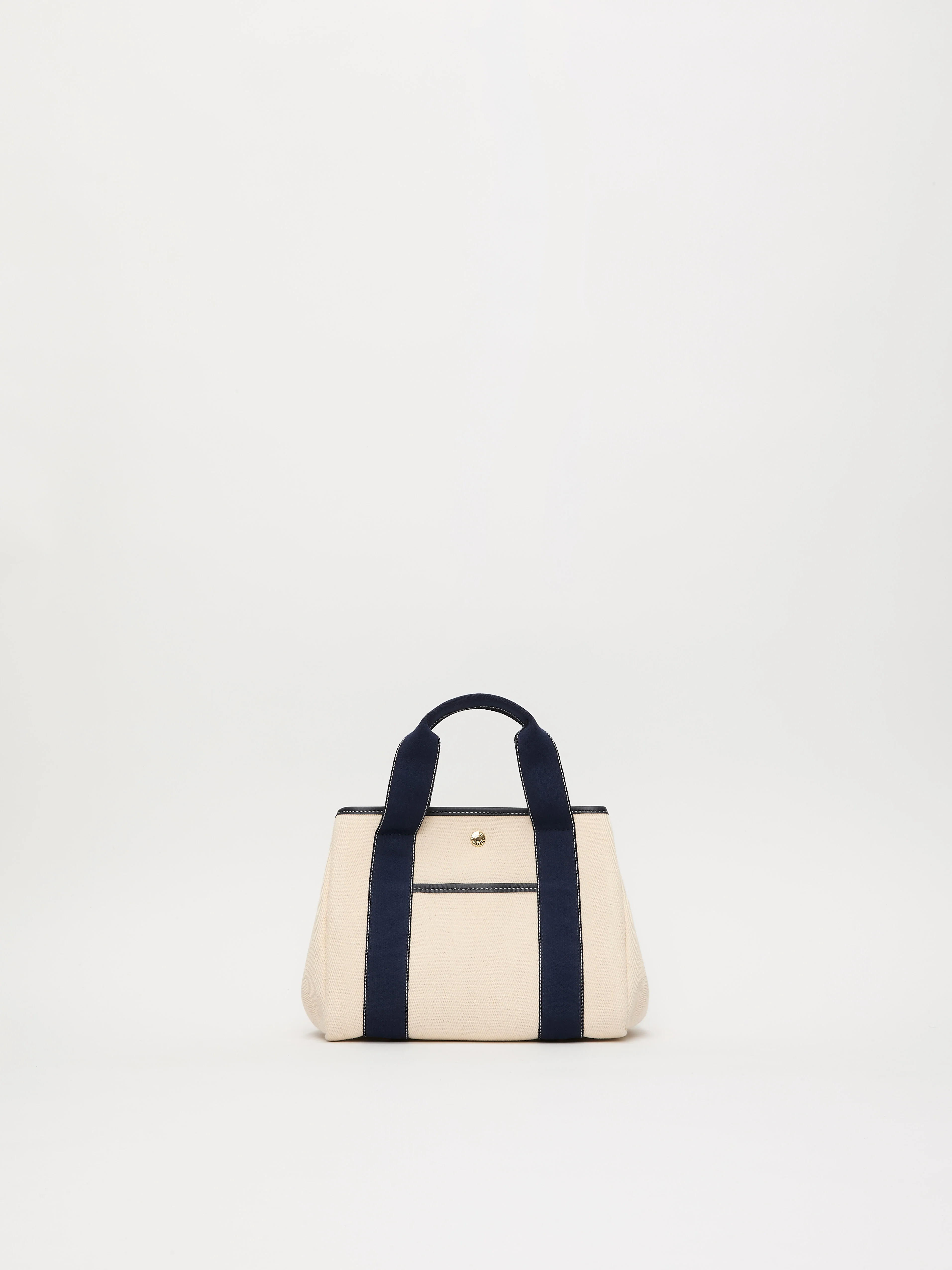 Traversée S Pocket - Verneuil Canvas White/Mini Sellier Navy - Image 6