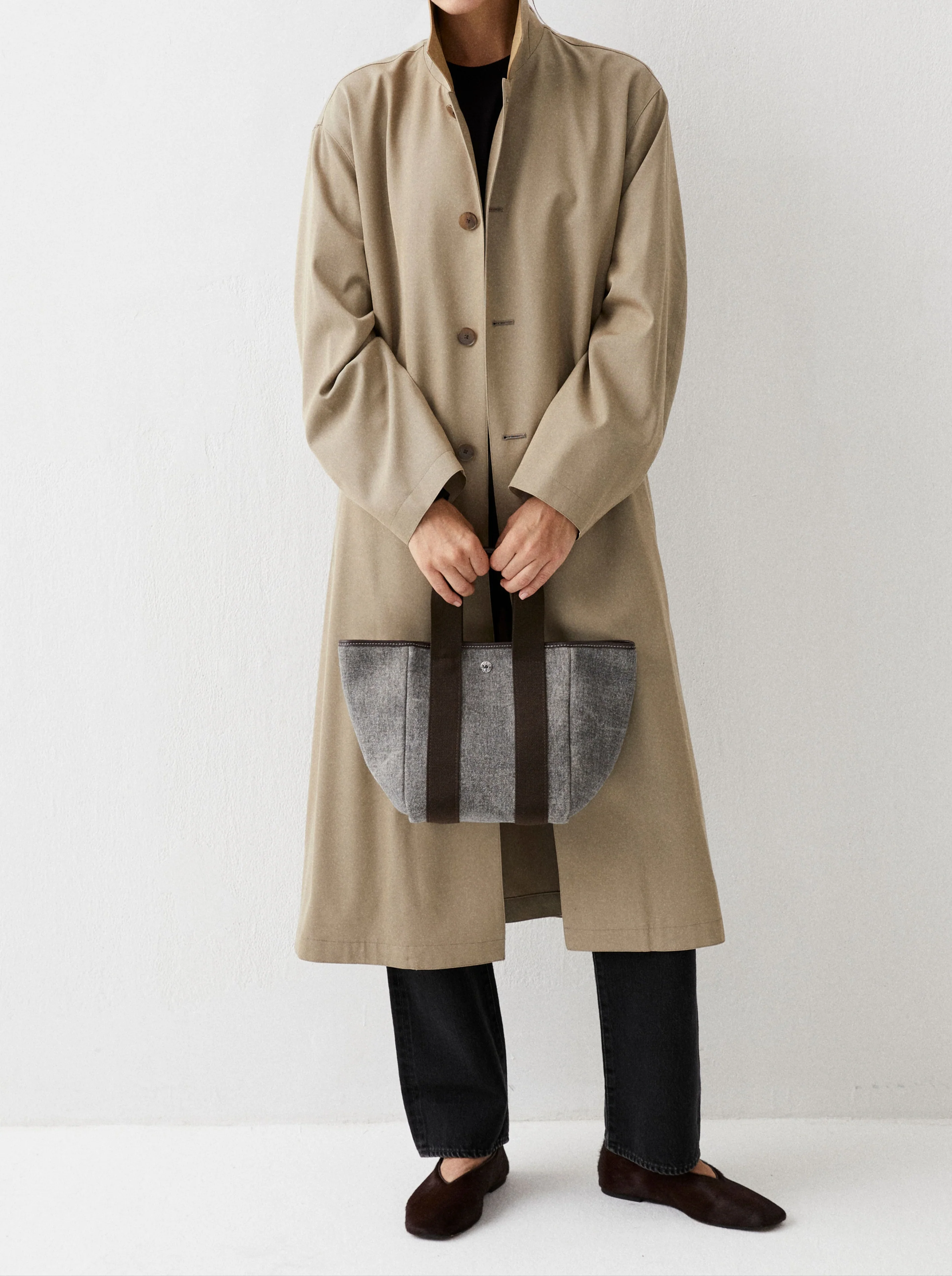 Traversée S Square - Stonewashed Denim Grey - Image 4