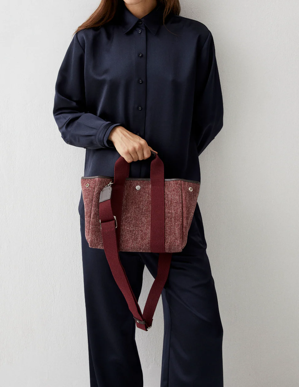 Traversée S - Stonewashed Denim Burgundy - Image 4