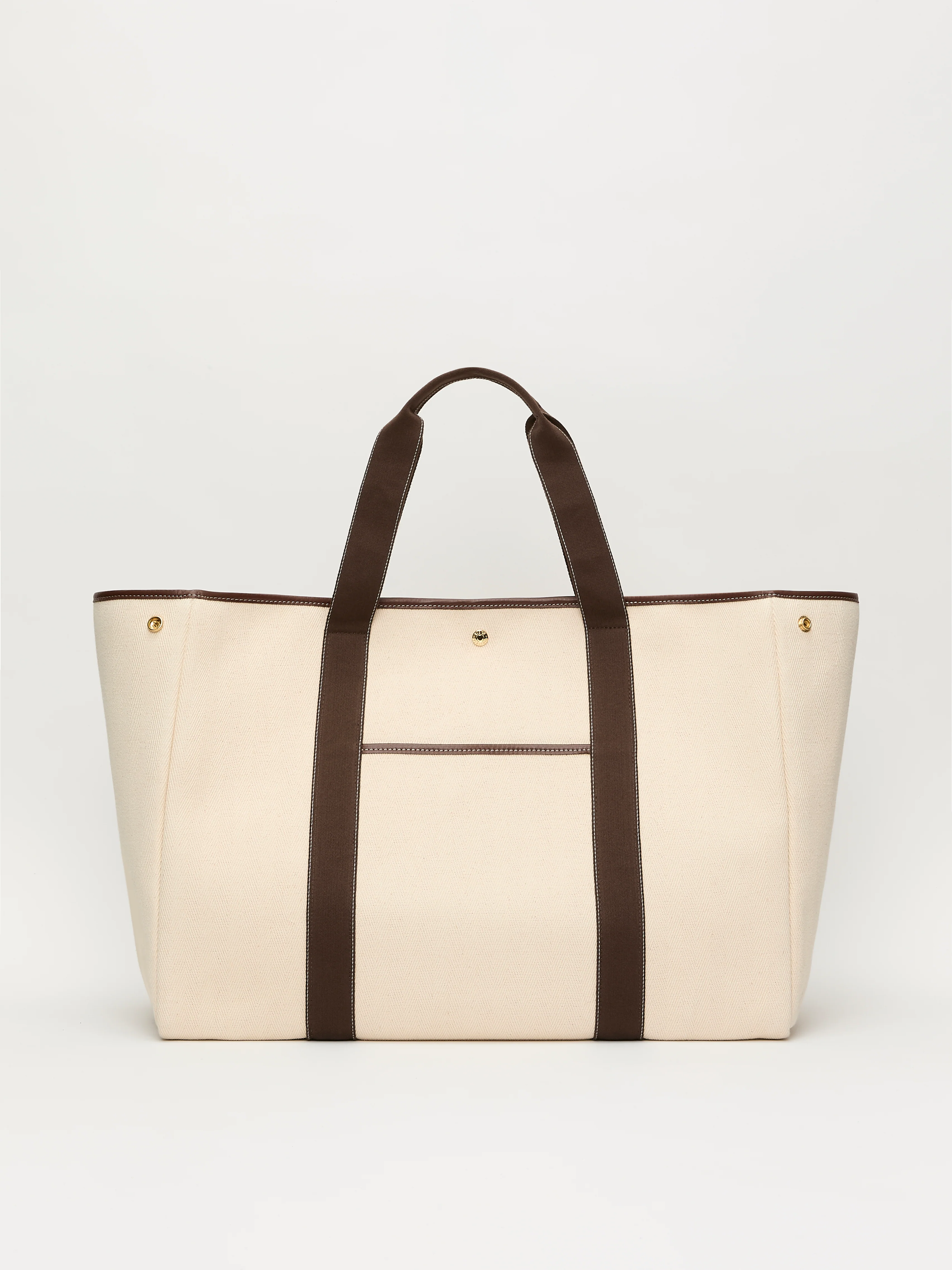 Traversée XXL Pocket - Verneuil Canvas White/Mini Sellier Brown - Image 5