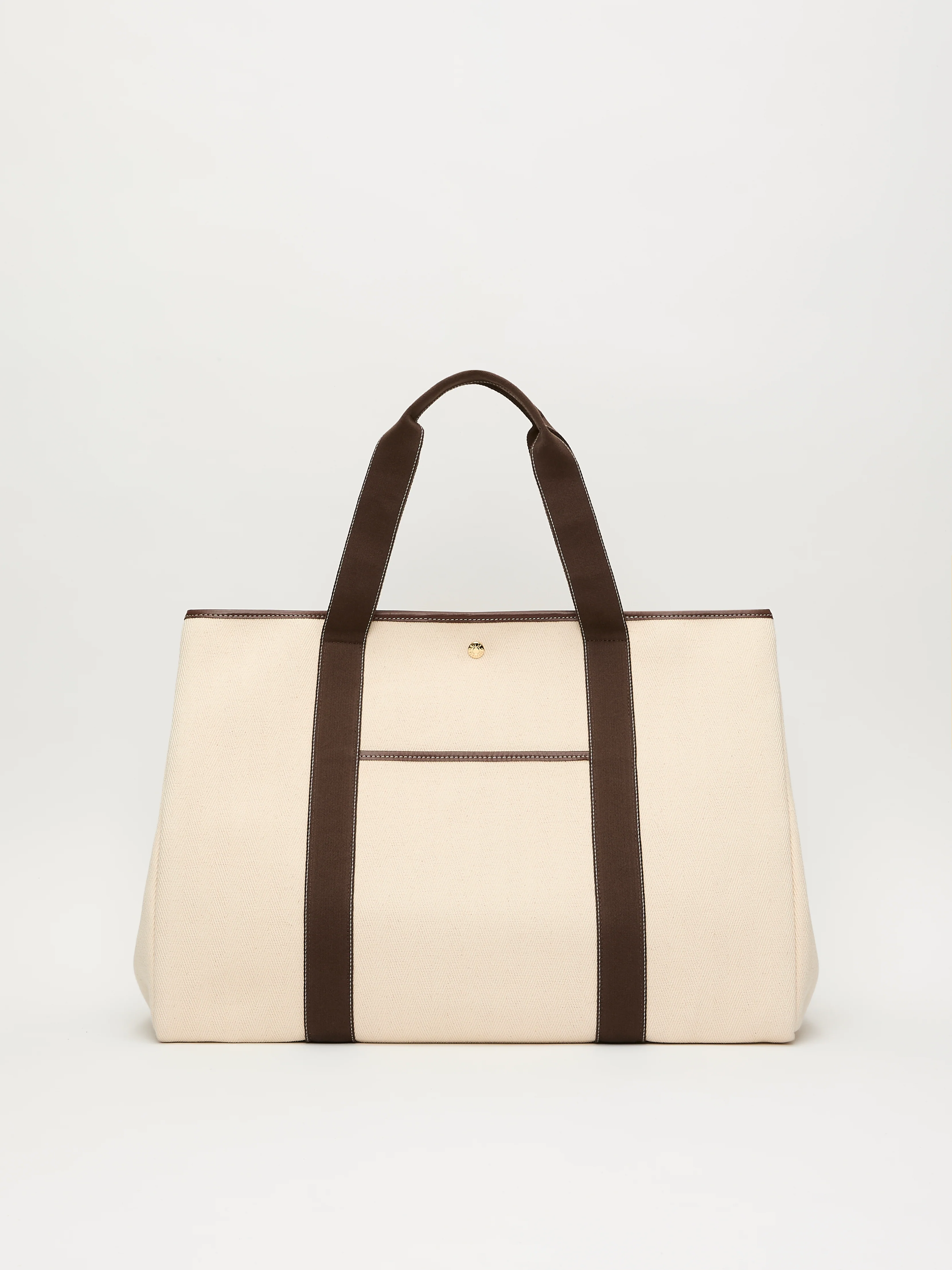 Traversée XXL Pocket - Verneuil Canvas White/Mini Sellier Brown - Image 6