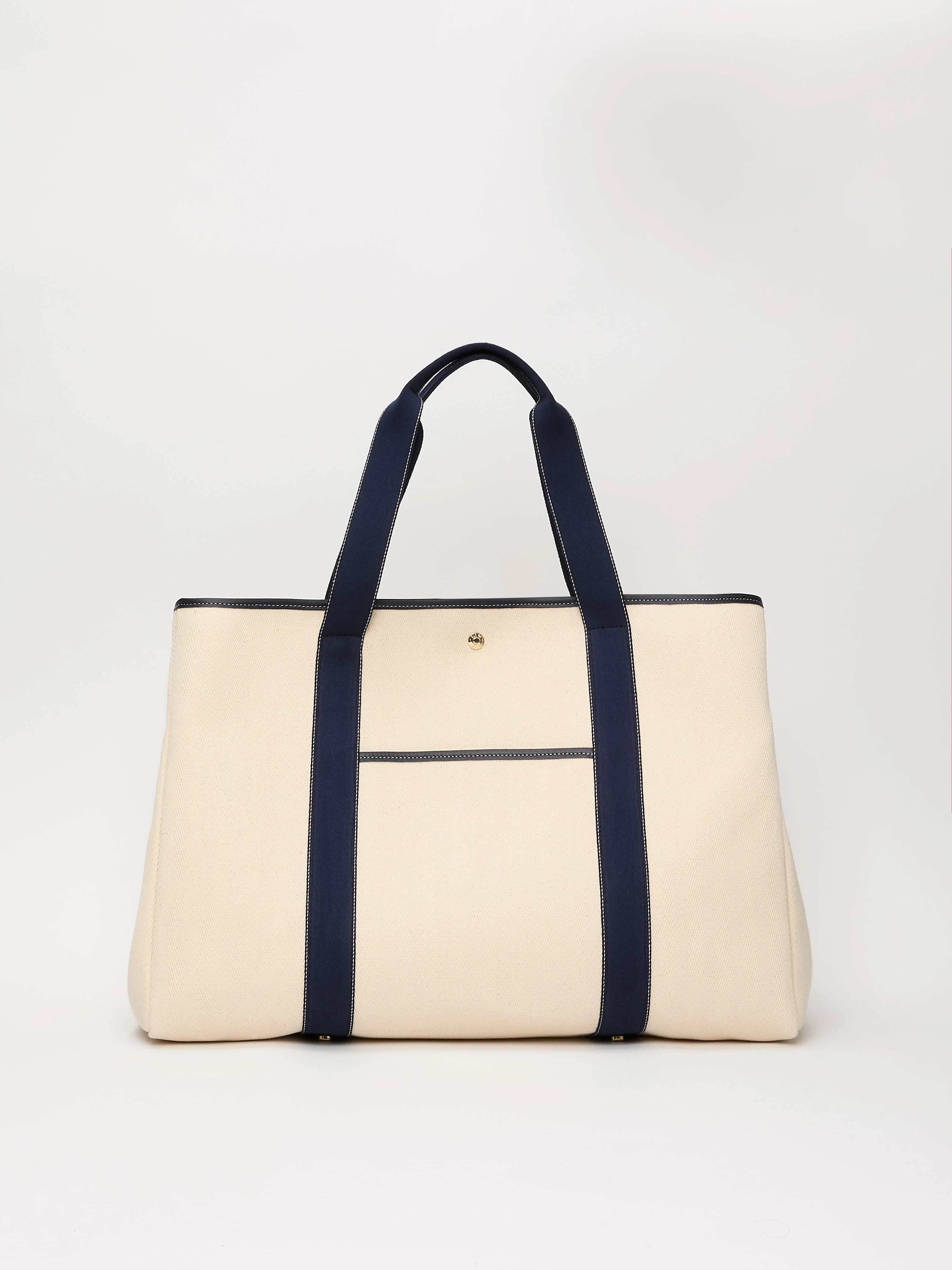 Traversée XXL Pocket - Verneuil Canvas White Mini Sellier Navy - Image 6